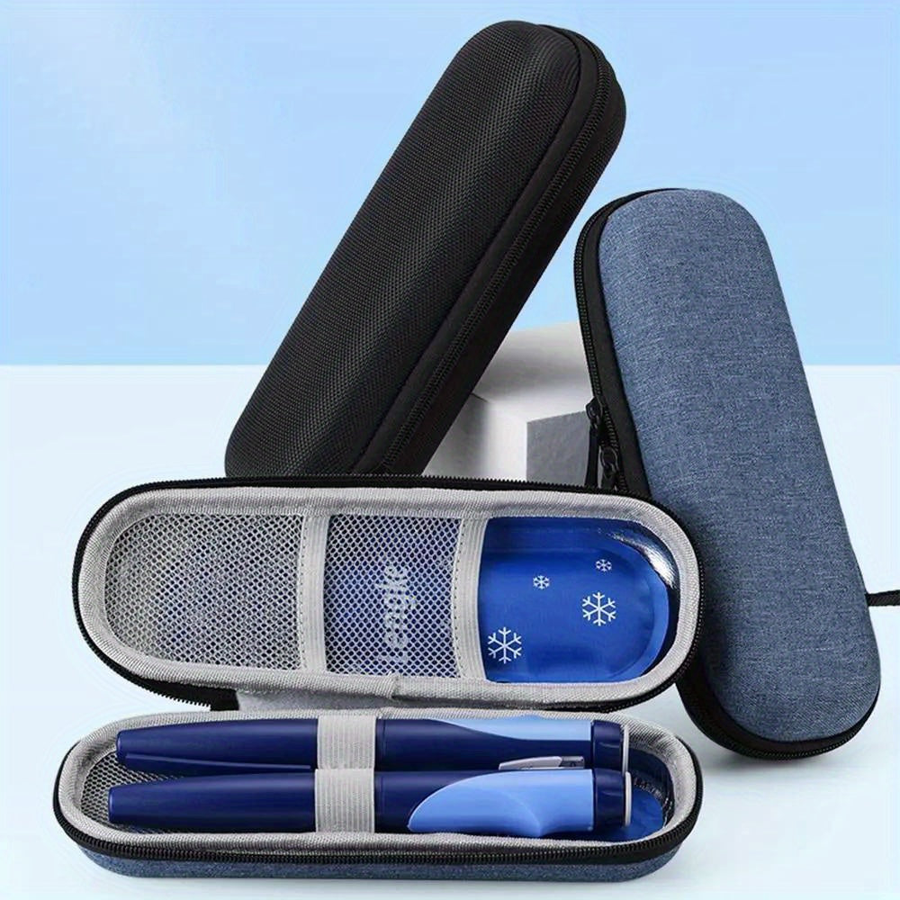 Insulin Cooler Travel Case - Waterproof Diabetic Medication Cooling Organizer with Ice Gel Pack - Portable Diabetes Medical Storage Bag for Insulin Pens and Vials