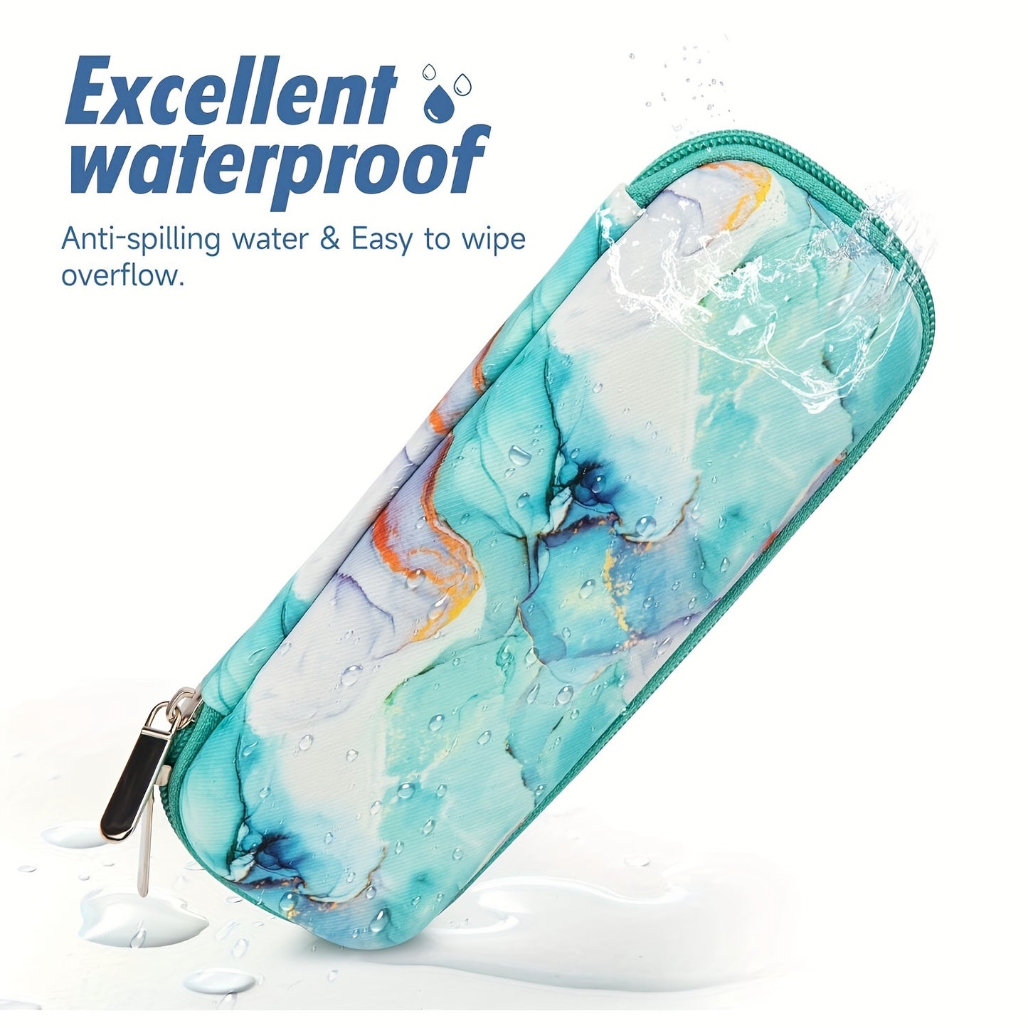 2 Gel Packs Travel-Friendly Insulin Cooler Case - Durable Nylon Diabetic Medication Carrier for Outdoor & Sports