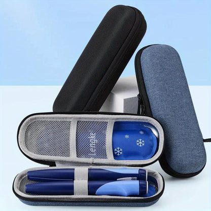 Insulin Cooler Travel Case - Waterproof Diabetic Medication Cooling Organizer with Ice Gel Pack - Portable Diabetes Medical Storage Bag for Insulin Pens and Vials
