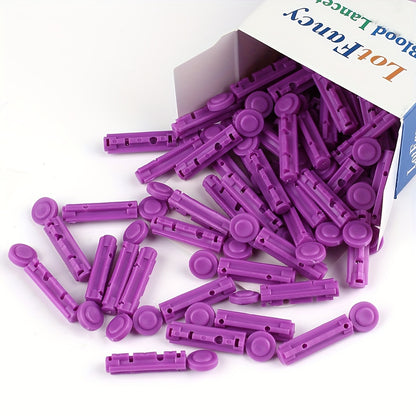 LotFancy 100Pcs Lancets for Blood Testing 30 Gauge Twist Top Lancets for Glucose Diabetes Testing Disposable Blood Sugar Test