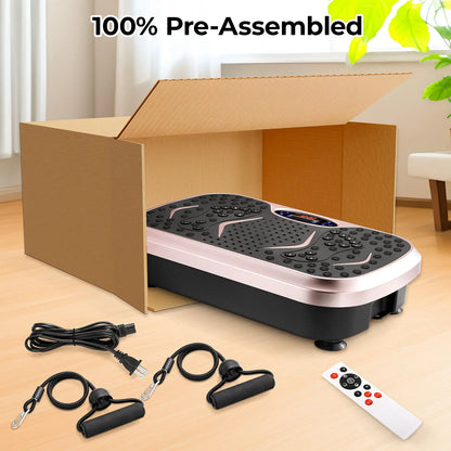 Vibration Plate Exercise Machine, Vibration Plate for Lymphatic Drainage, Whole Body Workout Vibrate Fitness Platform